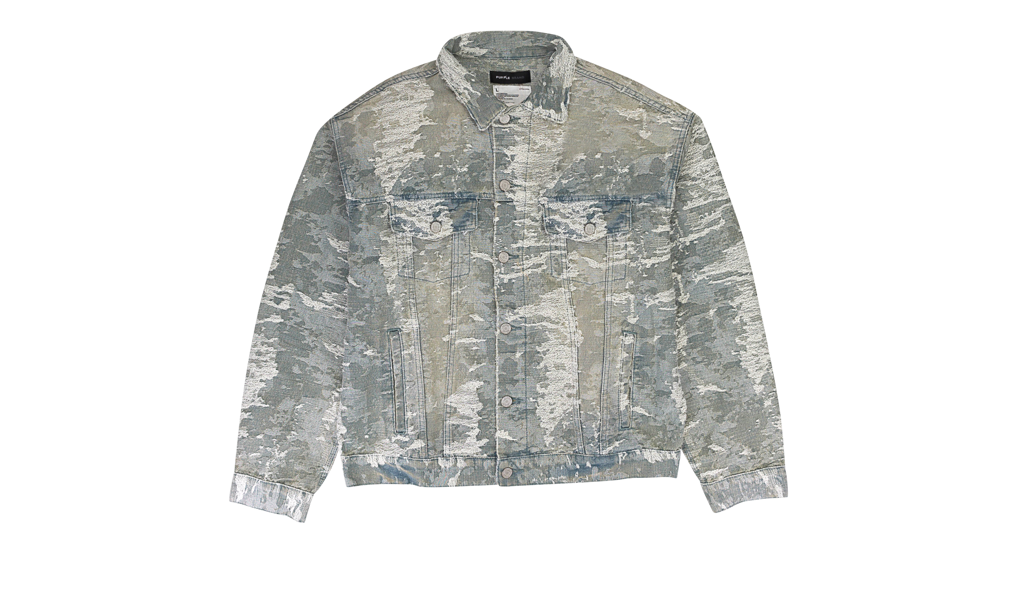 JACQUARD JACKET VINTAGE "Blue" P027 JJVI423
