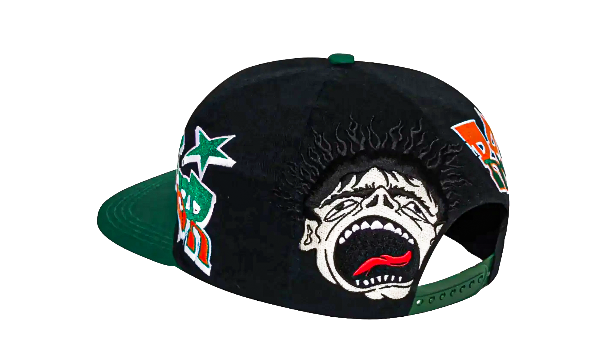 Records Snapback Hat "Green / Black" HSR146
