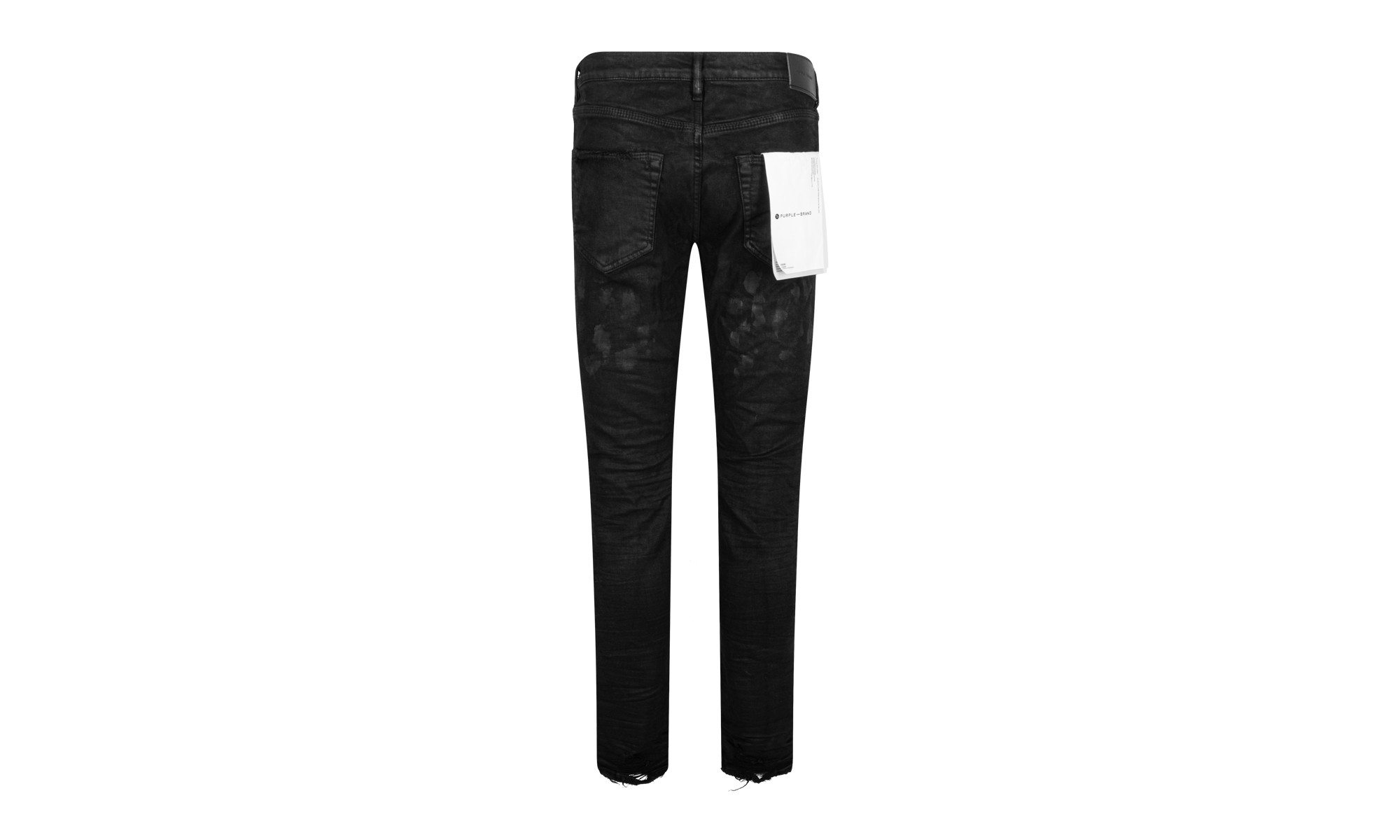 Slim Fit Jeans Low Rise With Slim Leg "Black Oil Spill" P001 BOP