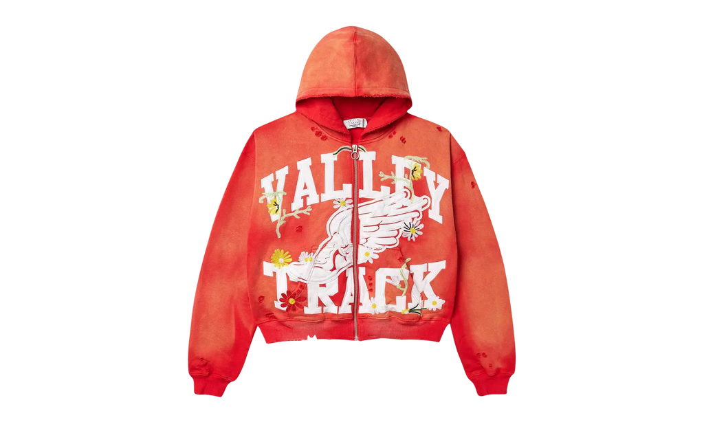 Garden Zip Up Hoodie "Red" UOOHT1N6