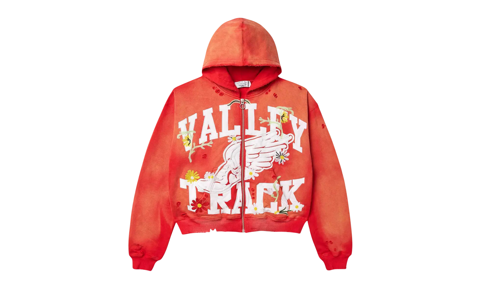 Garden Zip Up Hoodie "Red" UOOHT1N6