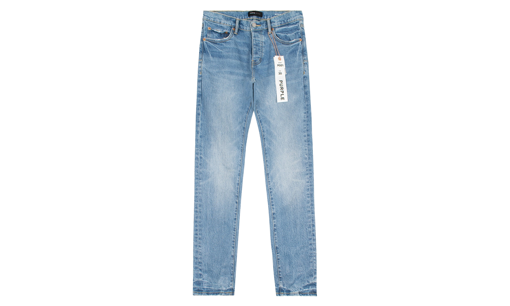 Skinny Coated "Light Indigo" P001-SKCI324
