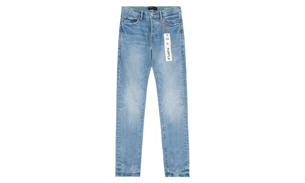 Skinny Coated "Light Indigo" P001-SKCI324