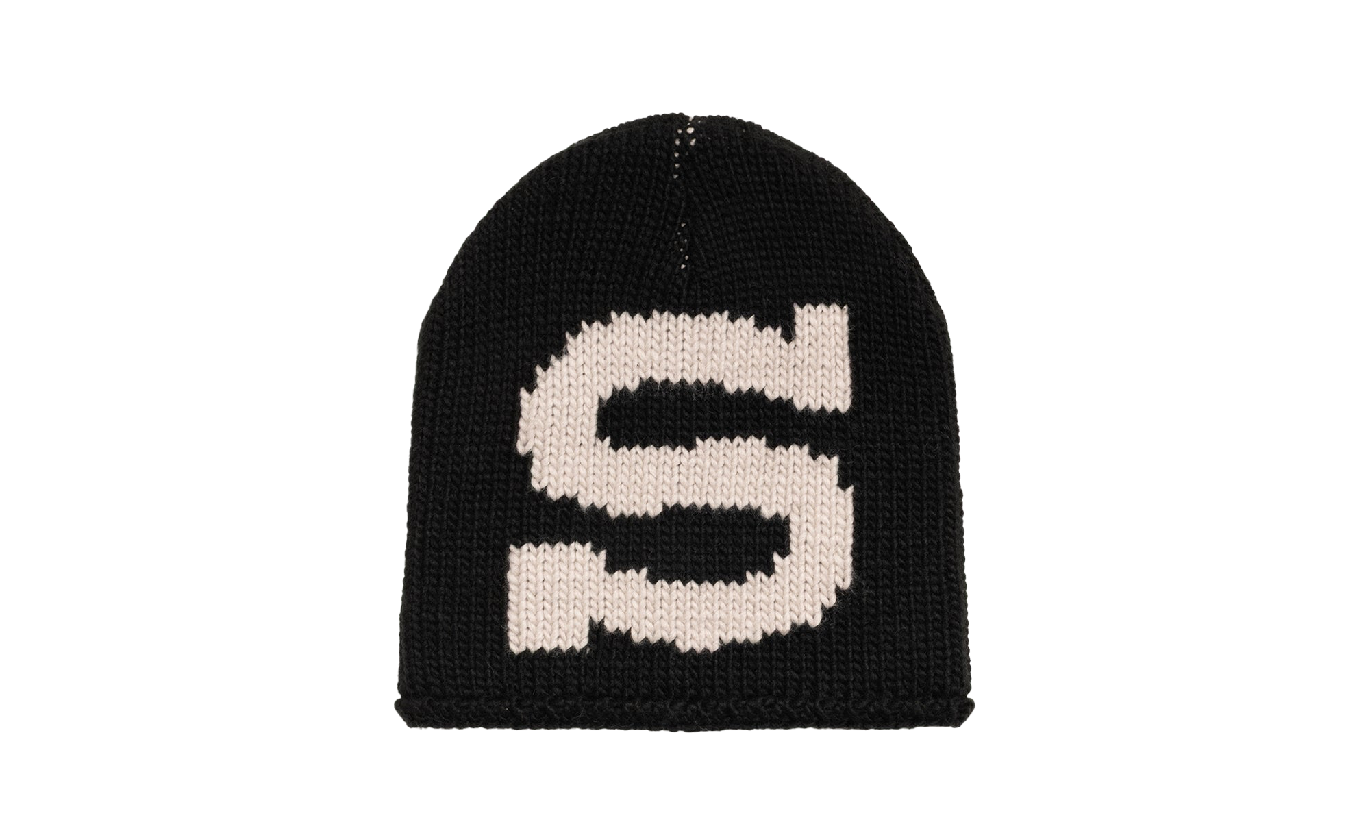 KNIT SKULLCAP BURLY S "Black" STUS271