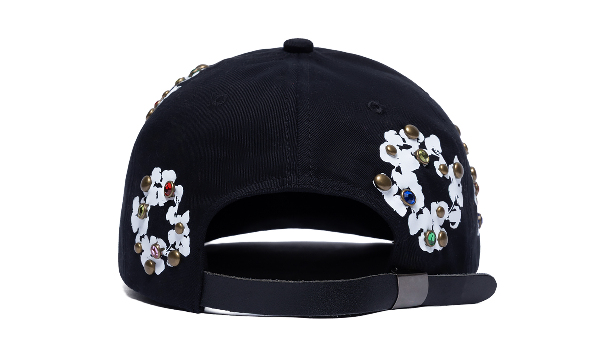 Rhinestone Cotton Wreath Cap "Black" DT351