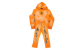 Fire Hoodie with Flare Bottom Sweatpants (Full Set) "Orange" HSR133