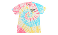 Repurposed French Logo Short Sleeve Tee Shirt "Tie Dye" FTT 10013R TIDY