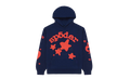 Sp5der Beluga Hoodie "Navy" M01SS001BGNR
