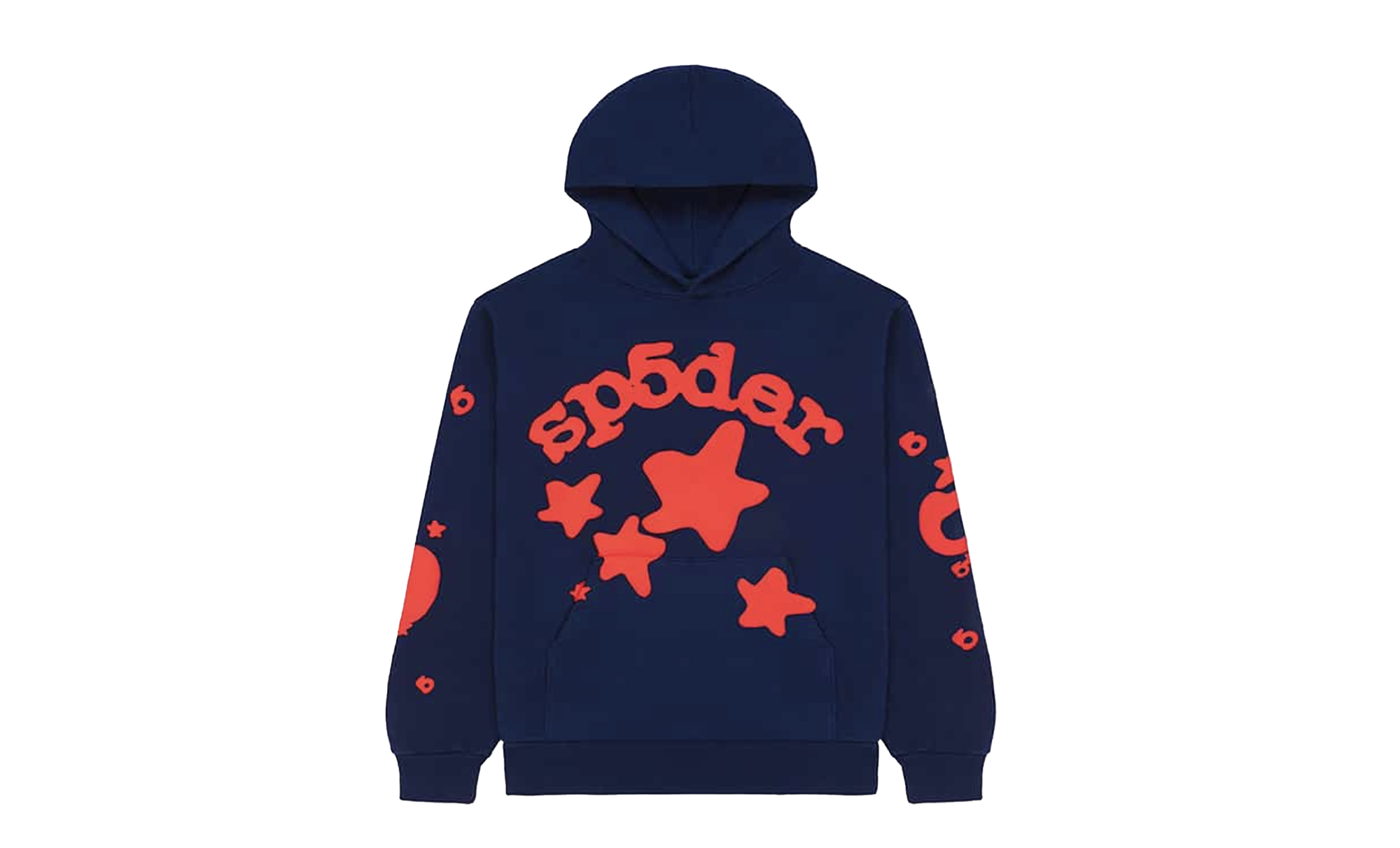 Sp5der Beluga Hoodie "Navy" M01SS001BGNR