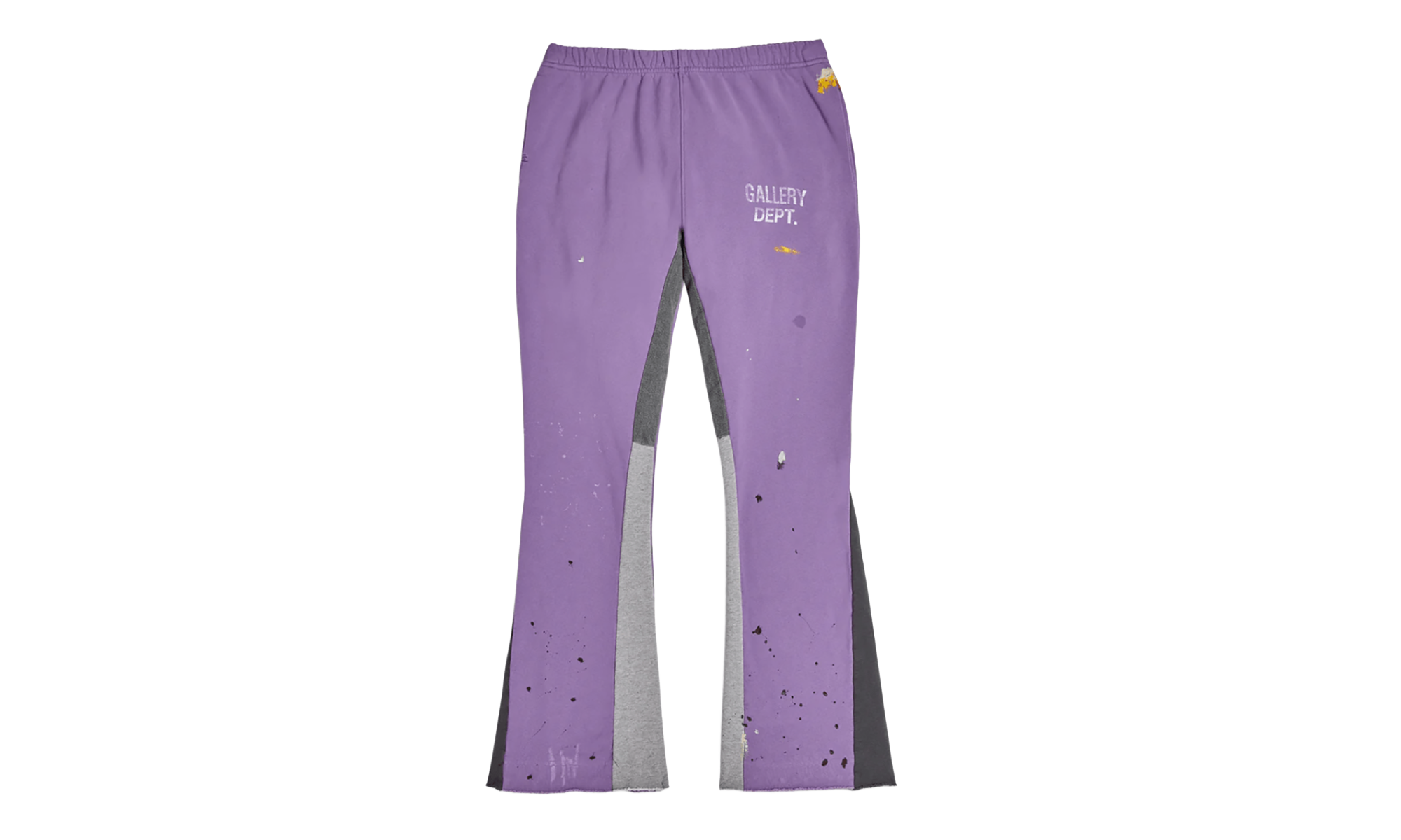 GD Logo Paint Splatter Flare Sweatpants "Purple White Multi" GDGLFSP
