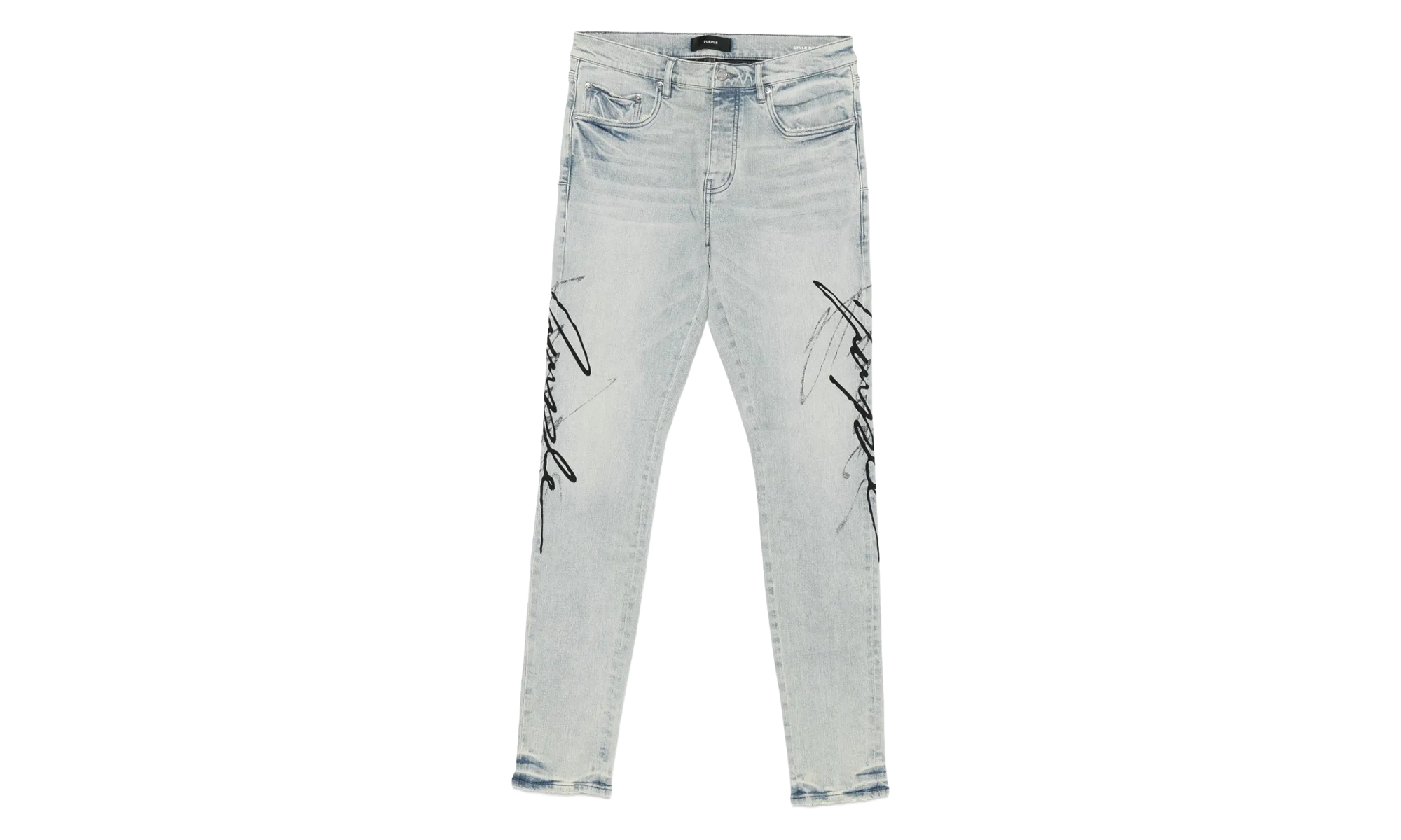 P001 Skinny Double Script Jeans "Blue" P001 SDPL425