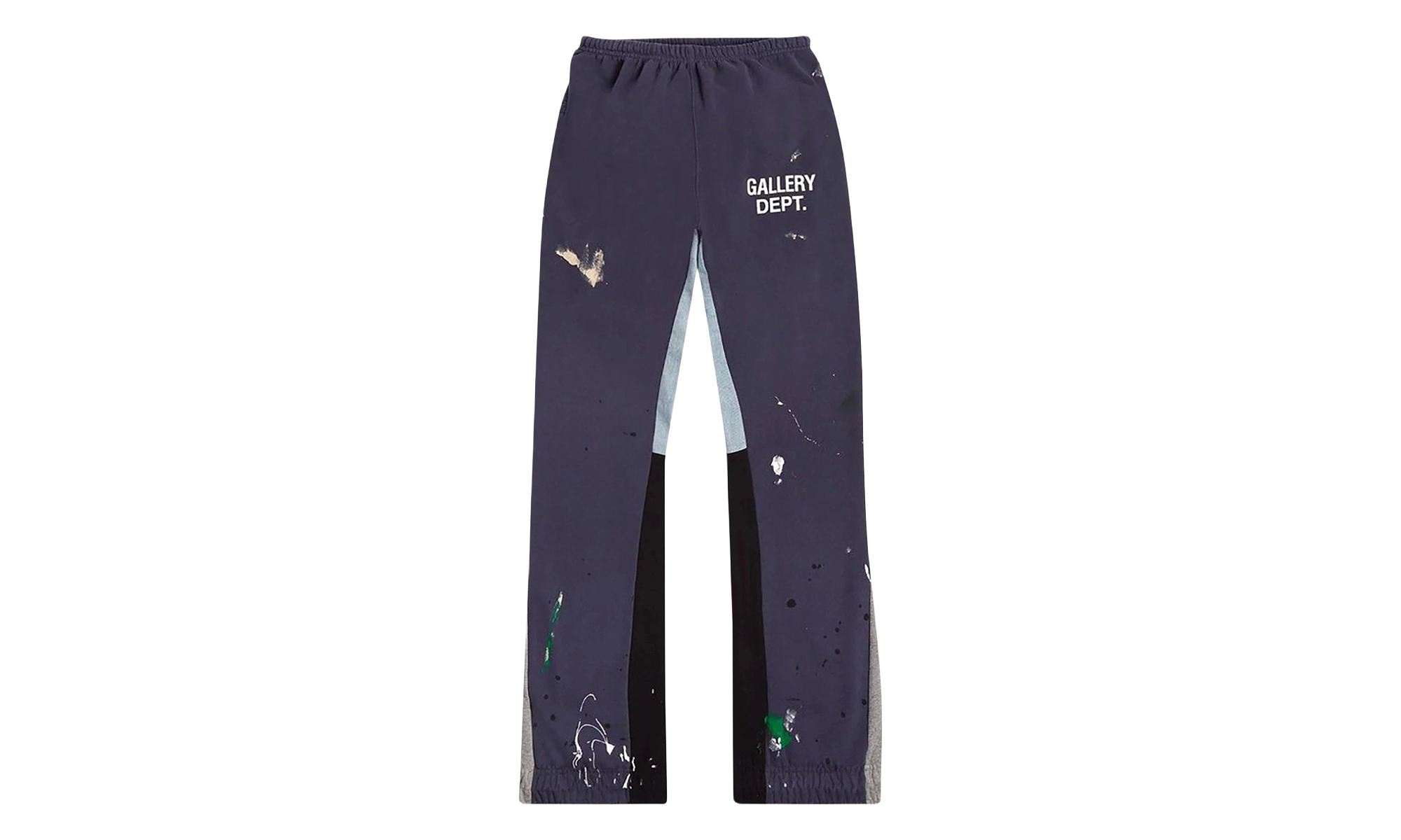 Painted Flare Sweatpants "Navy" GD030