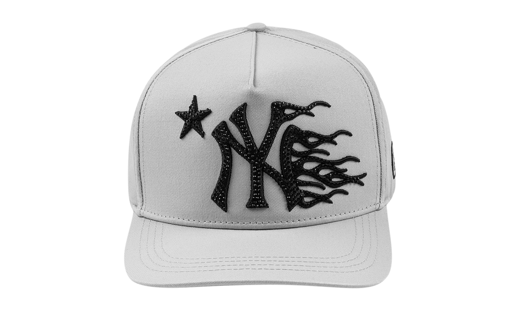 NY Snapback Hat "Grey" HSR032