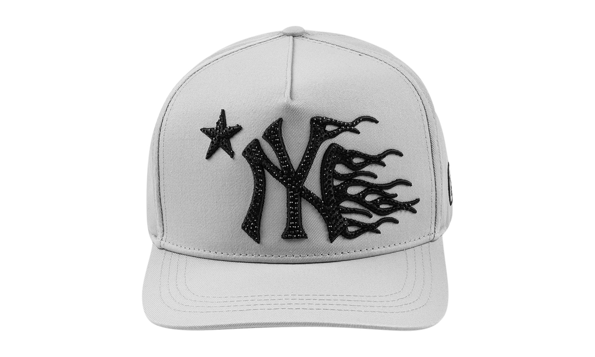 NY Snapback Hat "Grey" HSR032