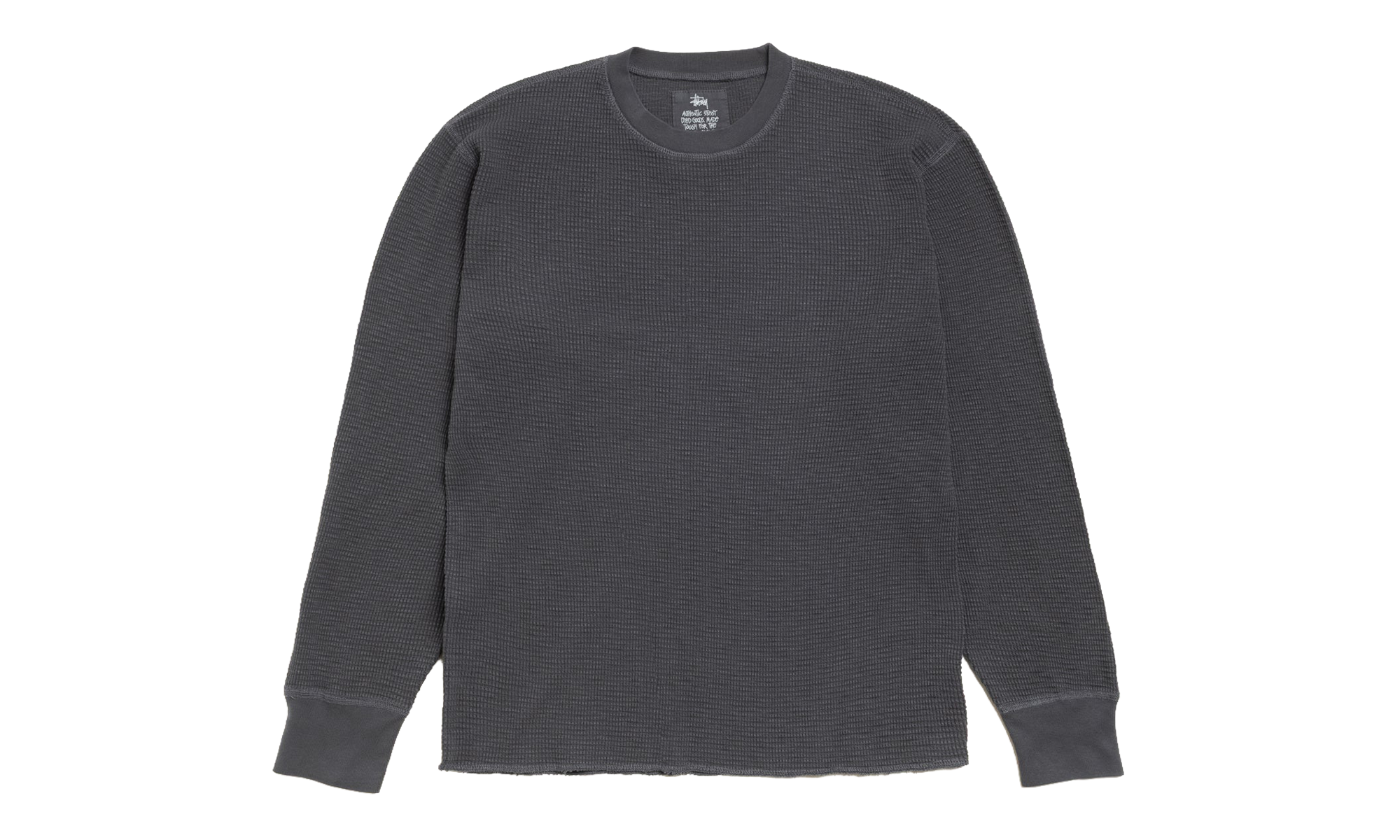 PIGMENT DYED LS THERMAL "Faded Black" STUS405