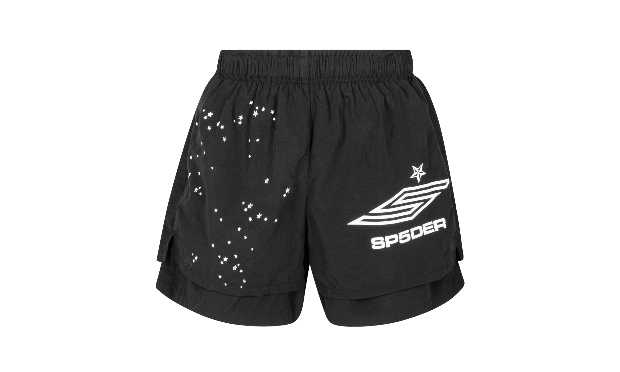 Sp5der Pro Double Layer Short "Black" M04SH001SPBP