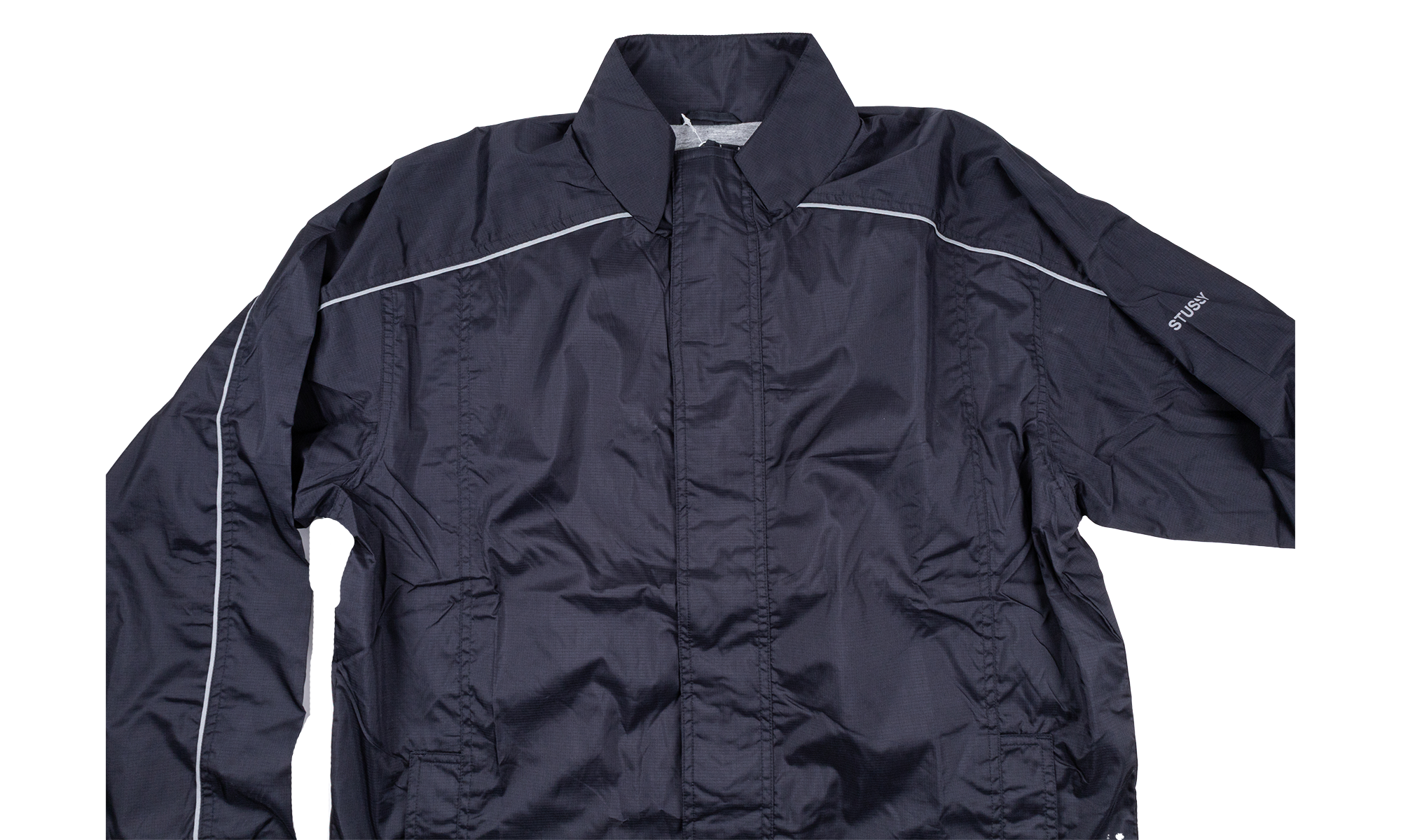 Sleeve Logo Windbreaker "Black" STUS102