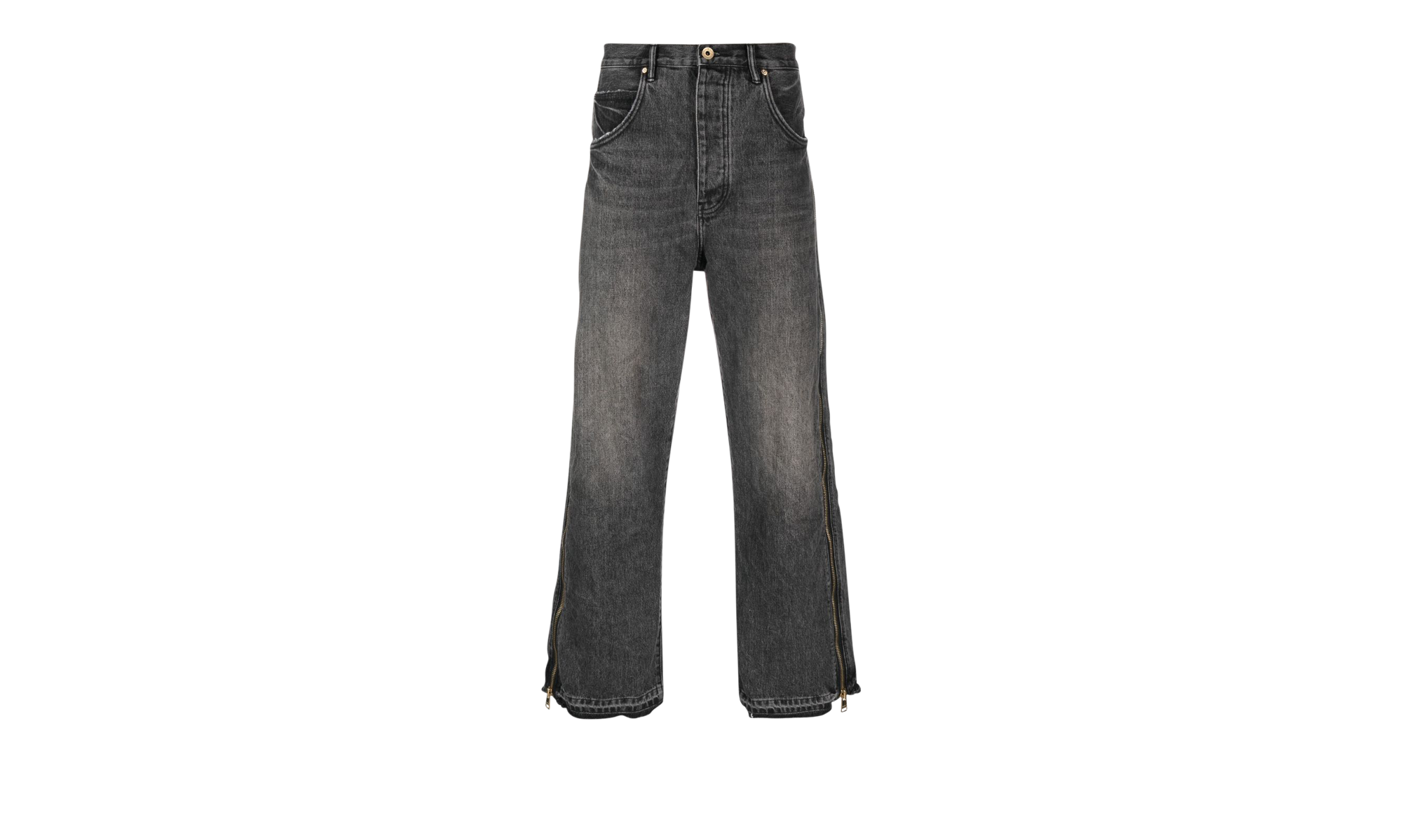 FULL SIDE ZIP "Black" P018 FSZB423