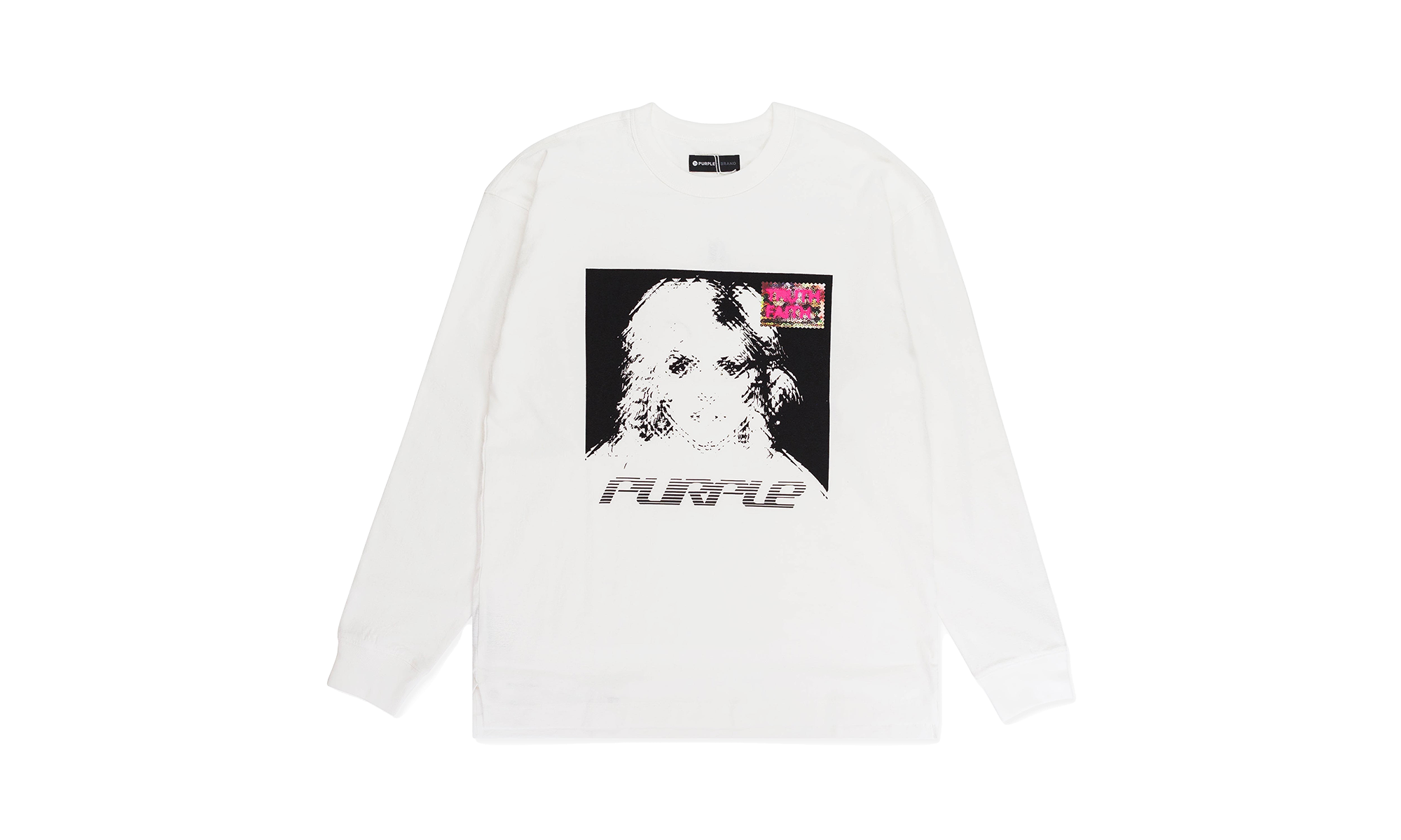 TEXTURED JERSEY LONG SLEEVE TEE "White" P204 JBWT123