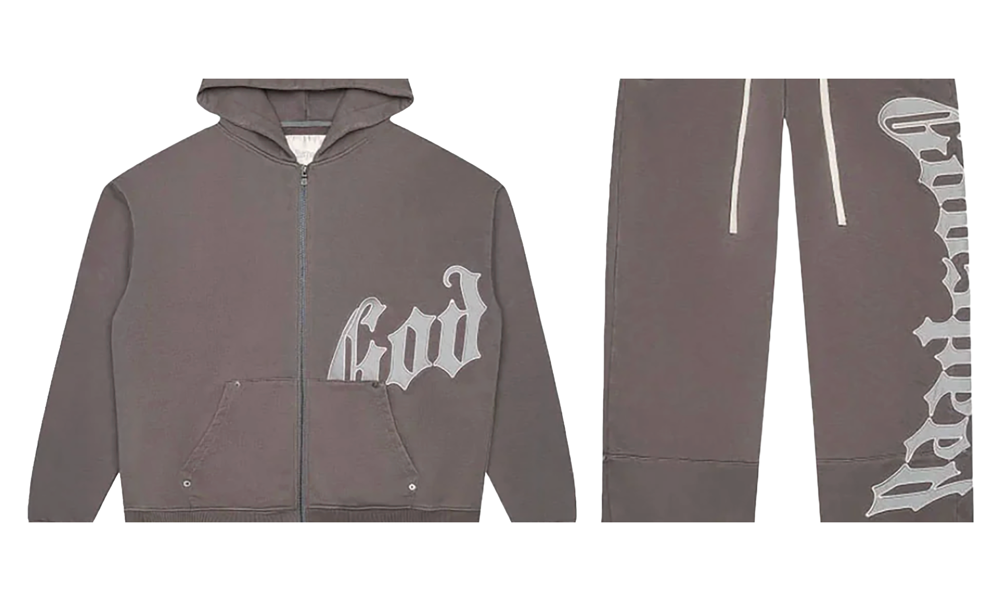OG LOGO V2 STONE SWEATSUIT "Grey" OG LOGO SWEATSUIT V2 STONE GREY
