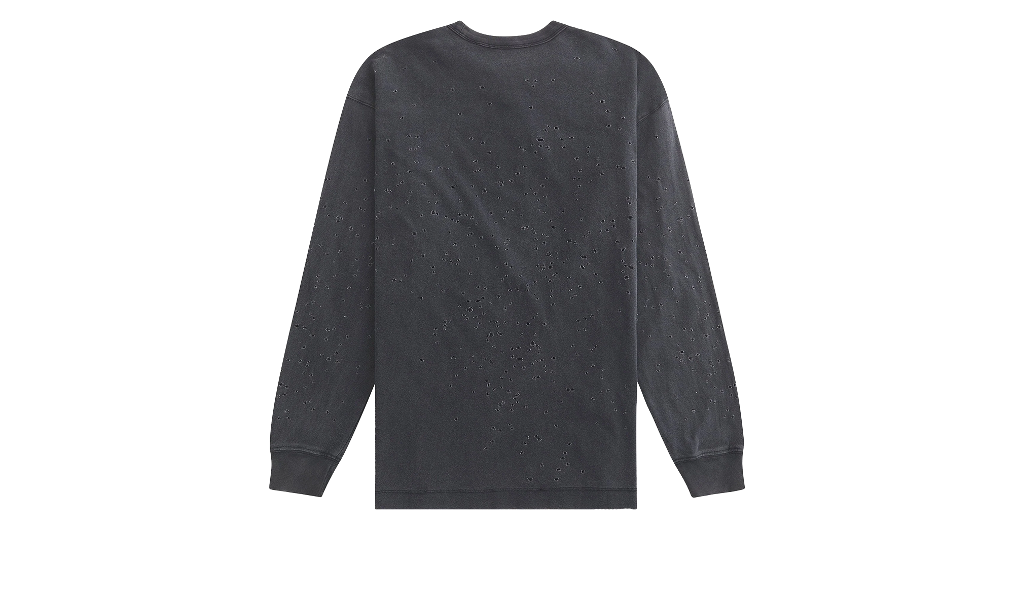 Distressed L/S Tee "black" P204 JBFP125
