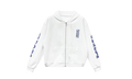 Vertical Logo Hoodie "White/Blue" CHRM0505