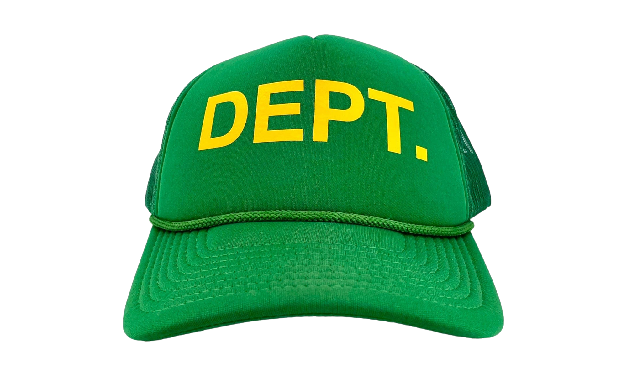 DEPT. Logo Trucker Hat "Green Yellow" GD132