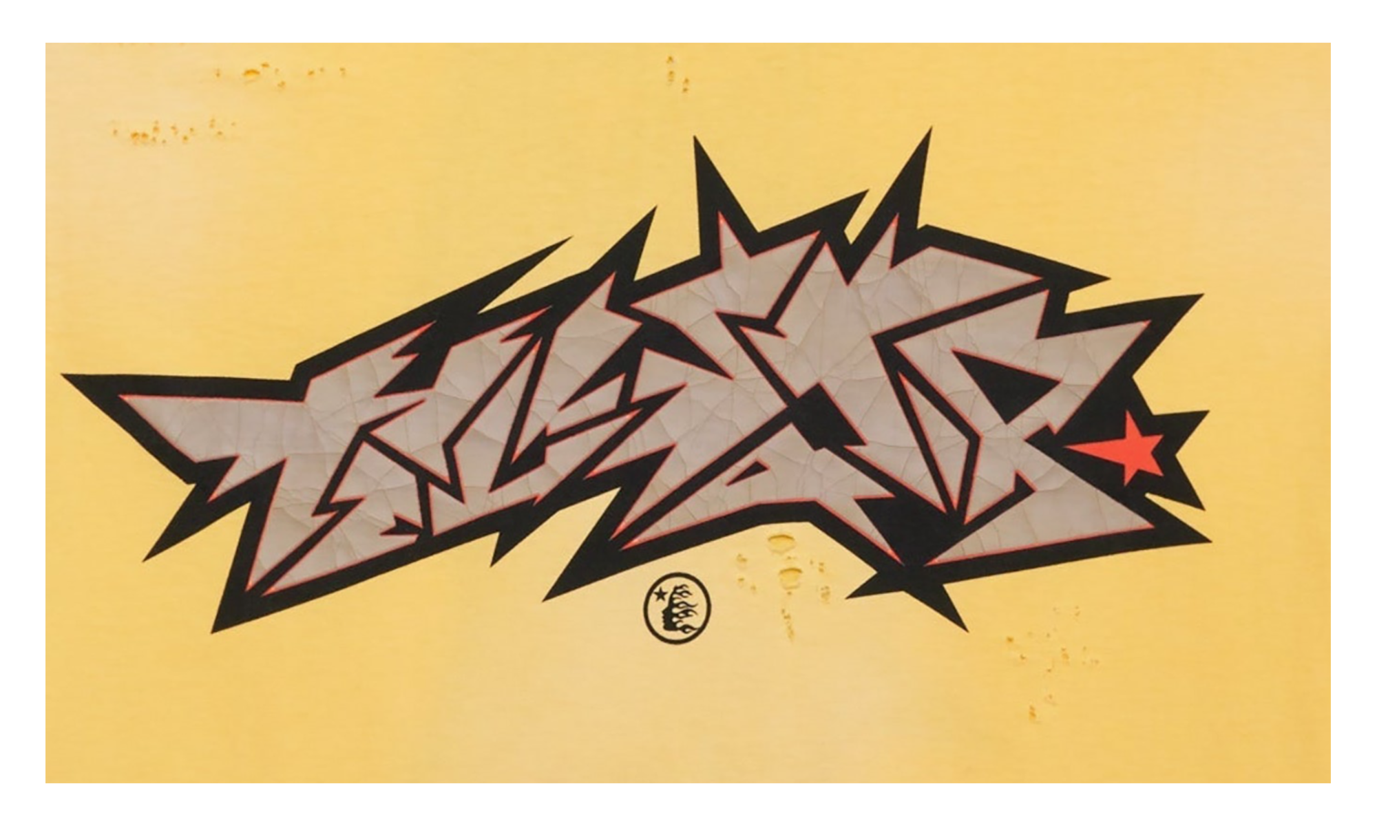 Crack Print Tee "Yellow" HSR205