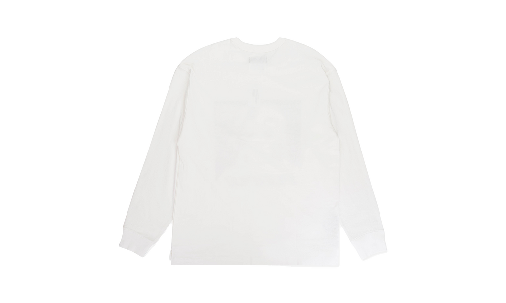 TEXTURED JERSEY LONG SLEEVE TEE "White" P204 JBWT123