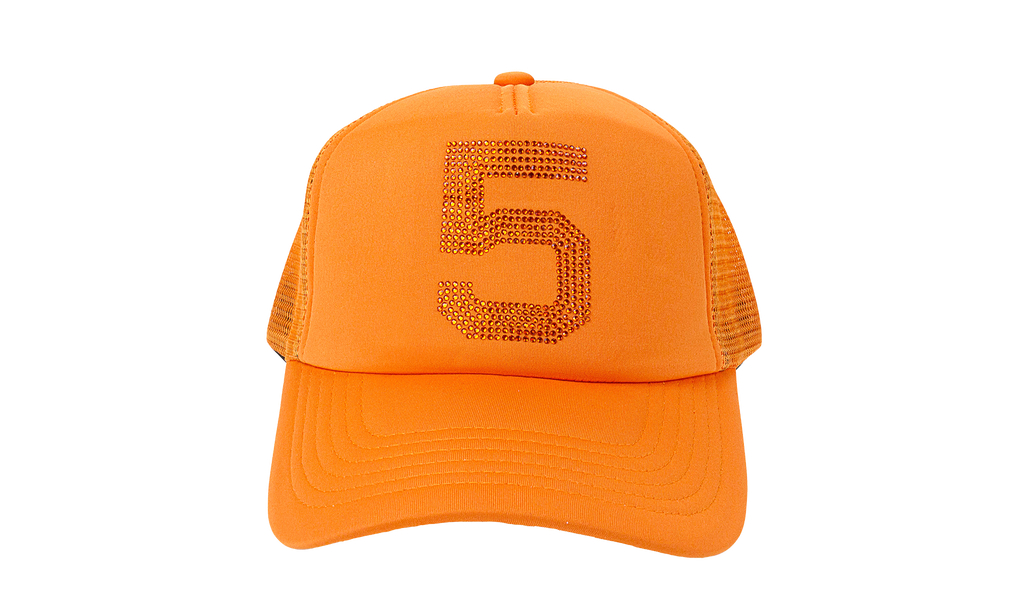 SP5DER 5 TRUCKER ORANGE HAT "Orange" SP5_ORG_TRUCKER