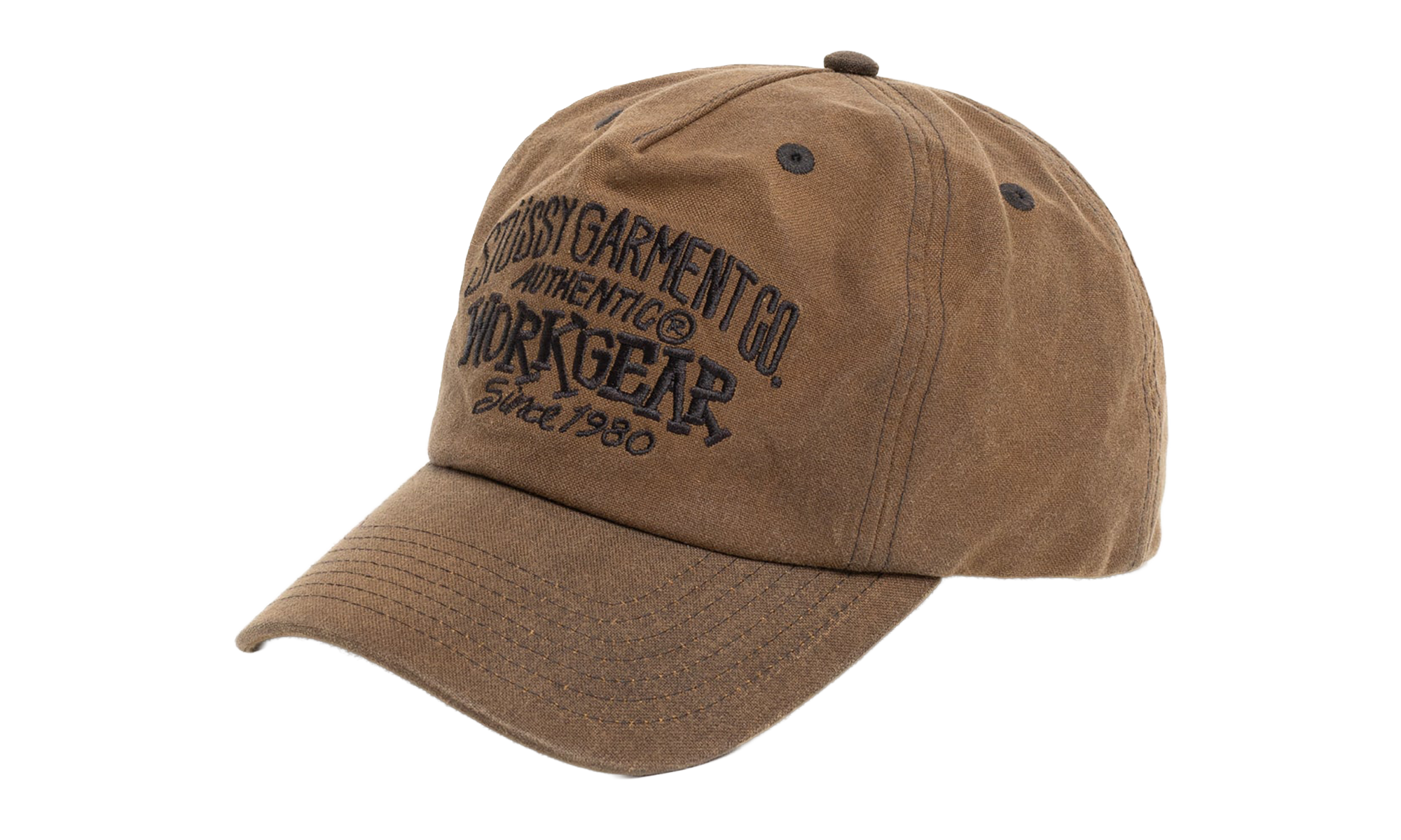 MID-DEPTH WORKGEAR WAXED SNAPBACK "Brown" STUS406