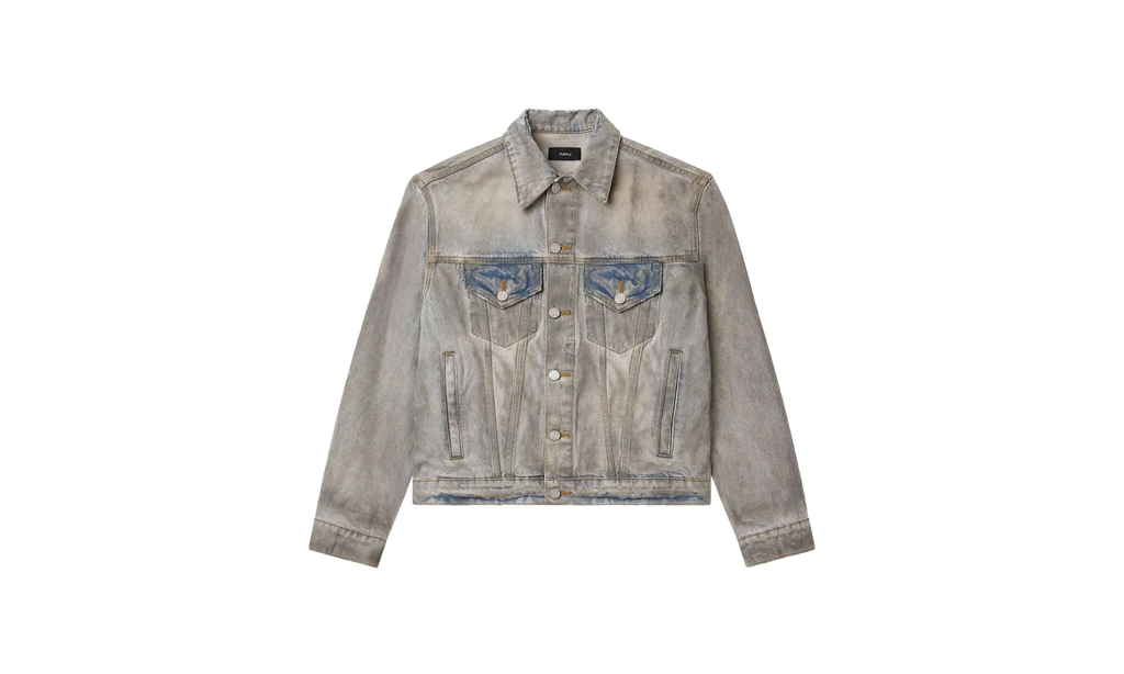 Arcilla Dirty Denim Jacket "blue" P056 ACDJ425