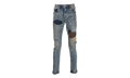 Worn Patchwork Jeans P001 WIPW222