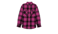 PLAID FLANNEL LS SHIRT "Pink" P331 FPNP124