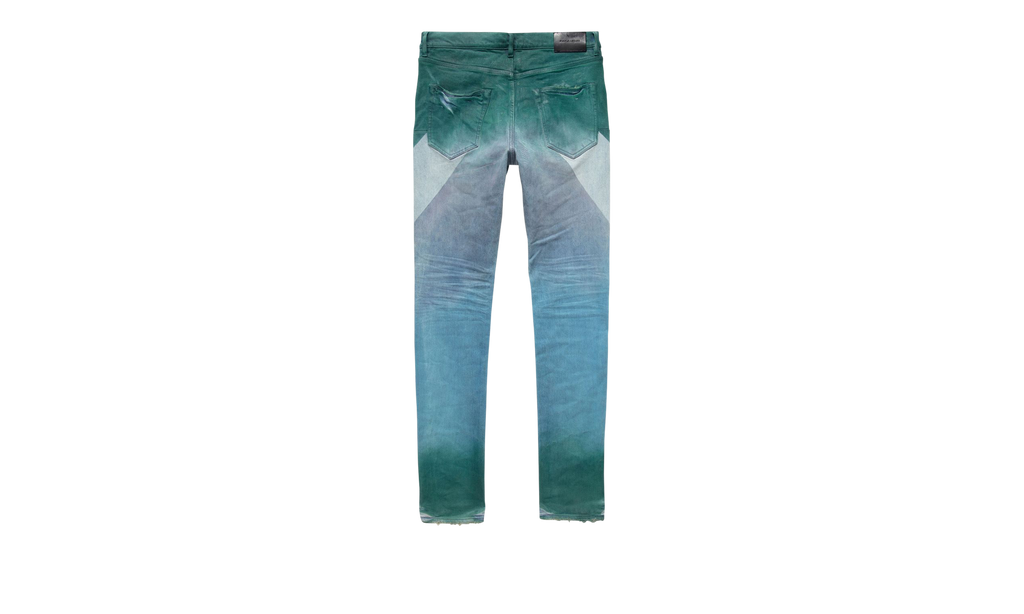 LIGHT INDIGO MULTI DARK COLOR COATED DIAGONAL "Blue" P001 LDCD223