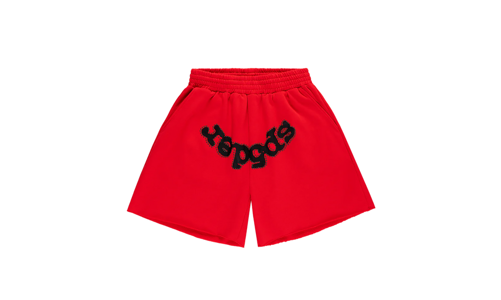 OG Studded Sweatshort "Red / Black" SP5der205