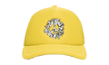 Cotton Peace Wreath Trucker Hat "Yellow" DT548