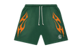 Flame Shorts "Green / Orange" HSR104