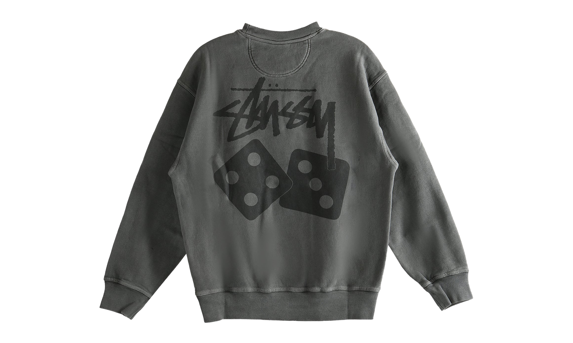 Dice Pig Dyed Crew Sweatshirt "BLACK" 1915077 BLAC