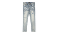 Slim Fit Jeans "LIGHT INDIGO PAINT BLOWOUT" P001 LIA
