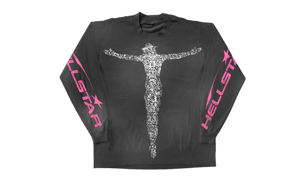 Studios QR Christ L/S T-Shirt "Washed Black" HSR056