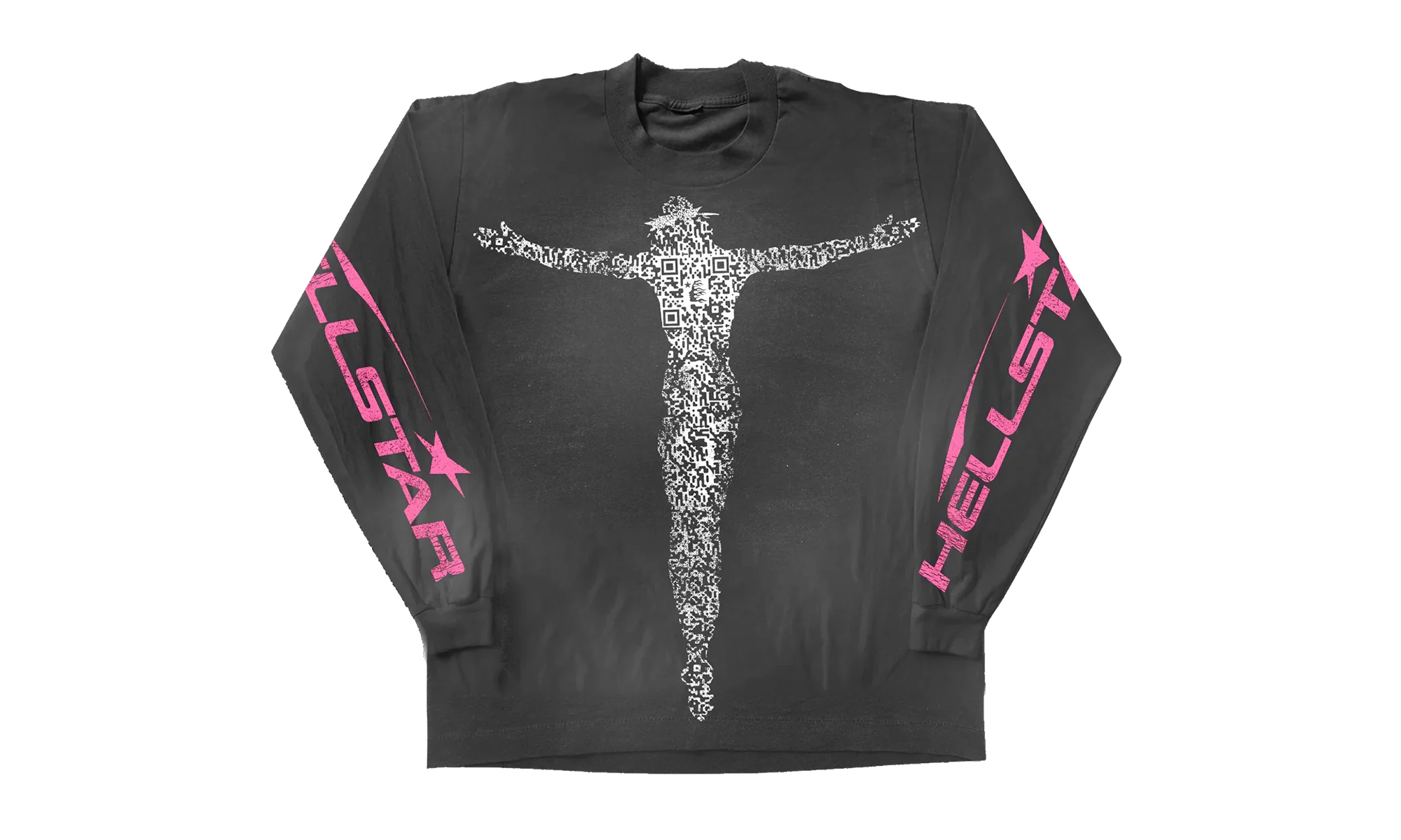 Studios QR Christ L/S T-Shirt "Washed Black" HSR056