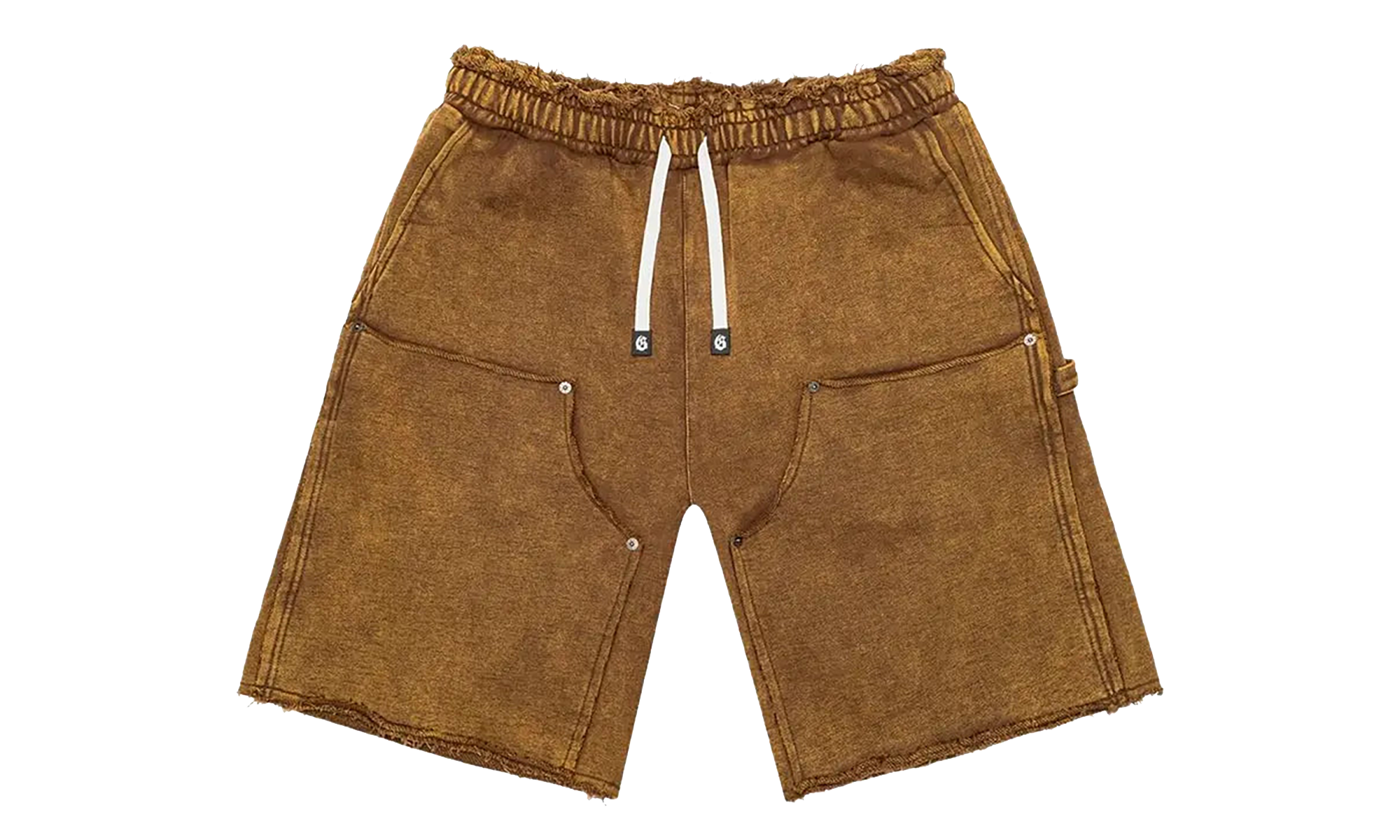 Carpenter Distressed Shorts "Muddy Brown Wash" GS194