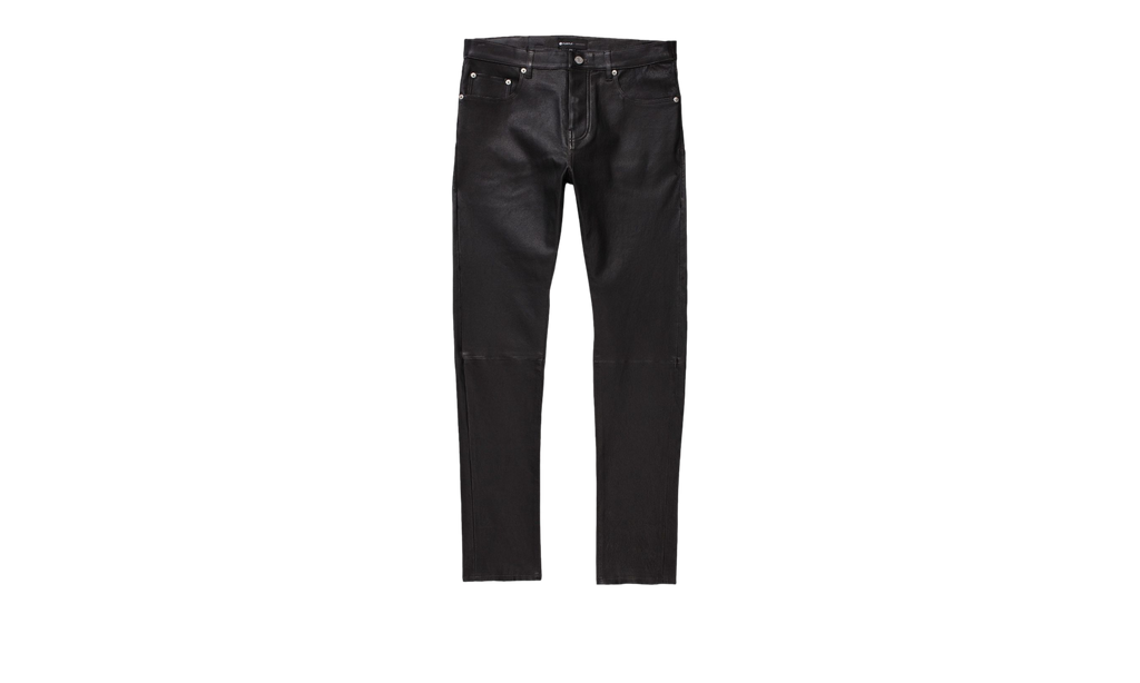 STRETCH LEATHER PANT BLACK BEAUTY "Black" P001 LBBP422