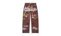 DIV Jeweled Patch Valley Denim Carpenter Pants "Brown" 8O9YM2JL
