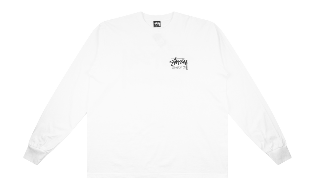 Longsleeve Tee "Los Angeles Exclusive - White" STUS43