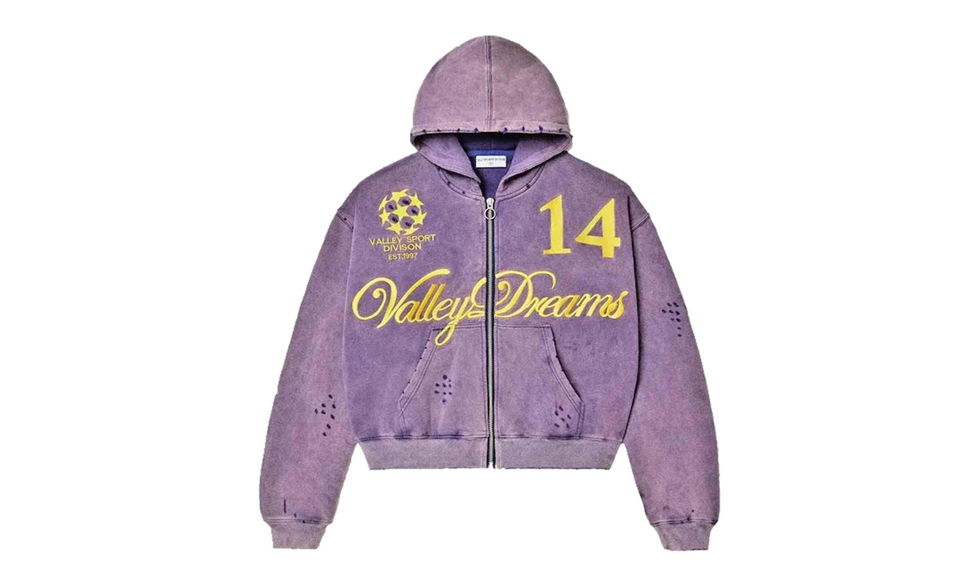 HOODIE ZIP-UP 14 "PURPLE" 9XA5NRVQ