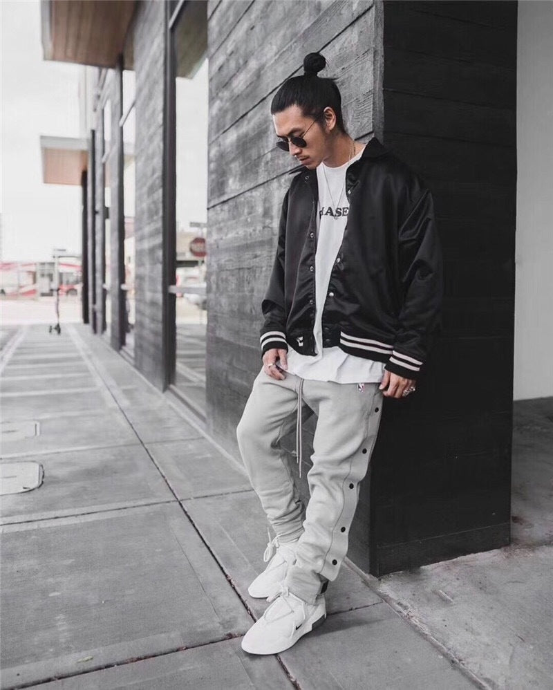 Fear of God Essentials P100 PIK606A Nik e Fog联名款19SS限定运动NBA篮球训练休闲长裤 高版本高品质
