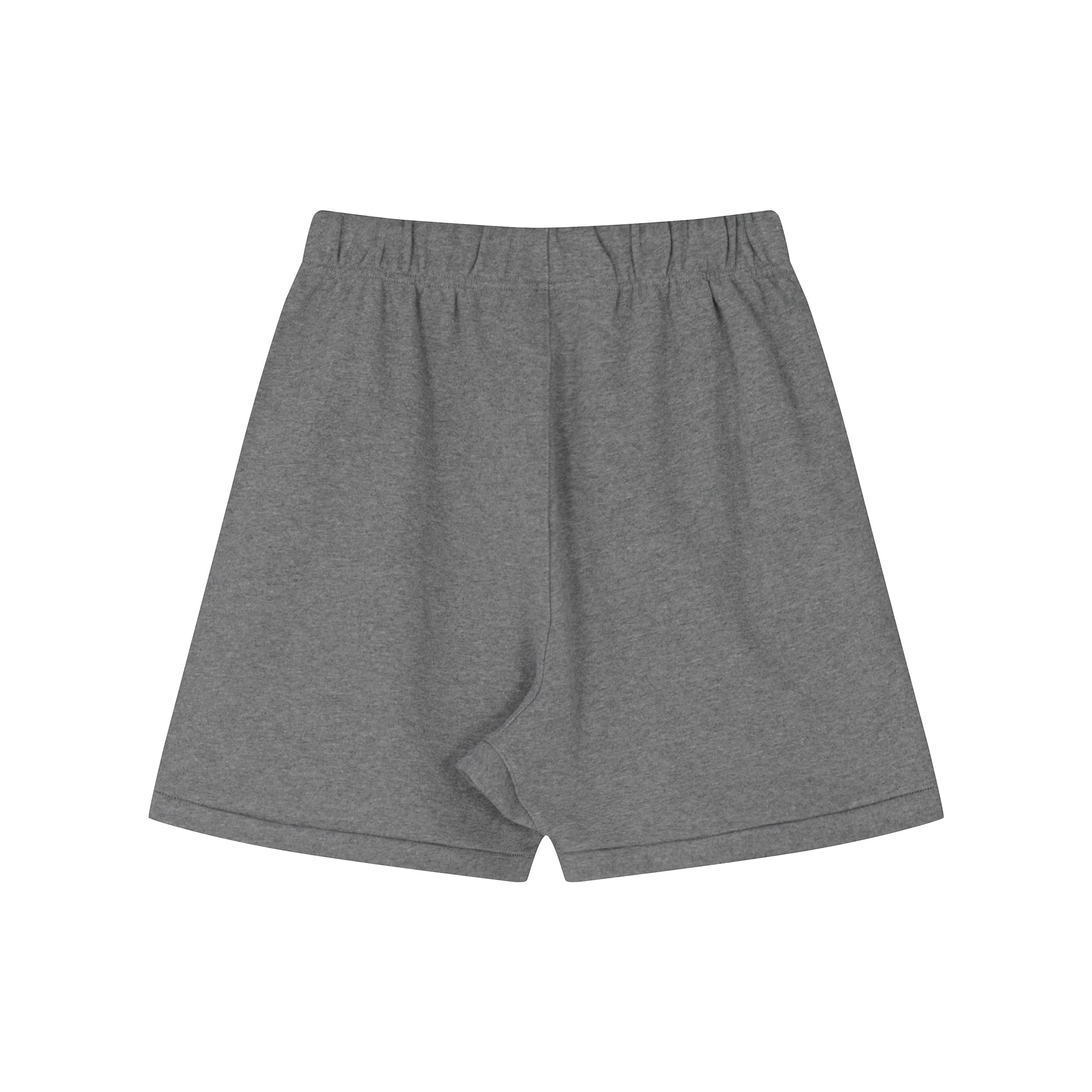 Fear of God Essentials 518 Fear Of for Men SS22ESSENTIALSFlockedDrawstringHigh-StreetShorts 黑色 深灰 浅灰S XL 批65