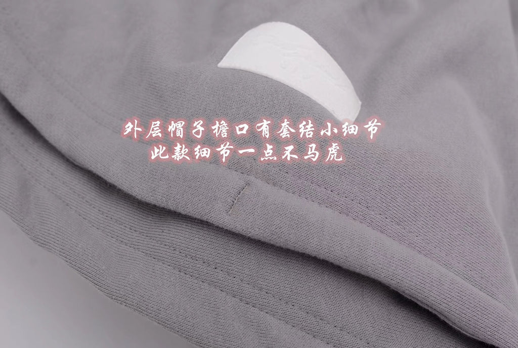 Fear of God Essentials P100 PIK605A Nik e Fog联名款19SS限定双帽加绒Hoodie 高版本高品质